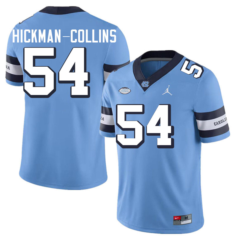 #54 Timir Hickman-Collins North Carolina Tar Heels College Football Jersey Stitched-Retro Blue #54 Timir Hickman-Collins North Carolina Tar Heels College Football Jersey Stitched-Retro Blue
